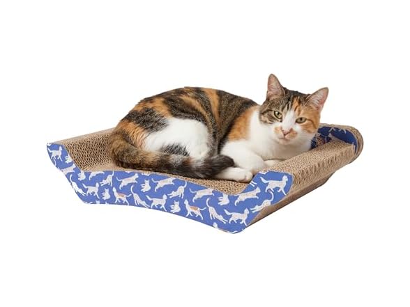 Kitty City Corrugate Sofa Lounger Cat Scratcher - Couch Bed