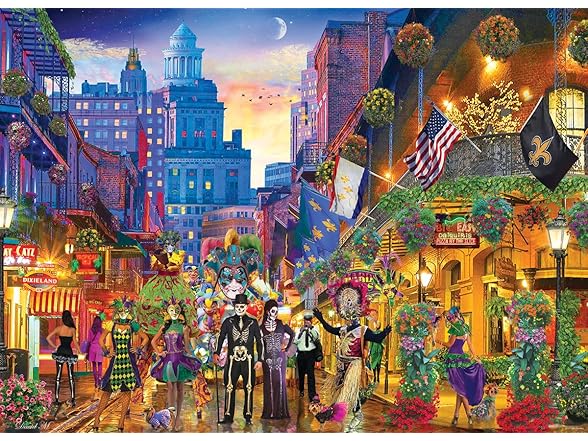Mardi Gras, New Orleans 1000 Piece Puzzle