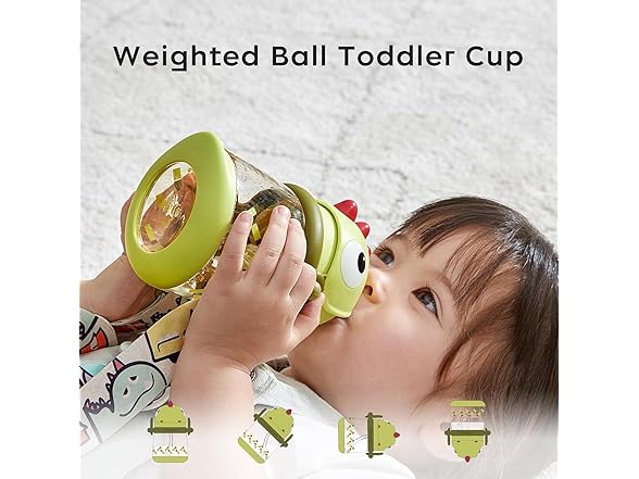 Baby Dinosaur Sippy Cup w/ Straw 10oz