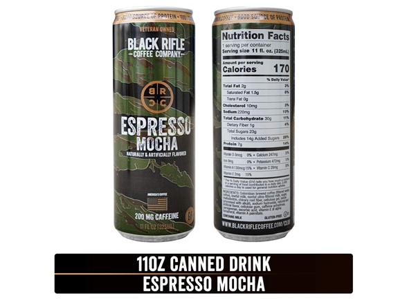 (12 or 24-Pack) Black Rifle Coffee Espresso Mocha