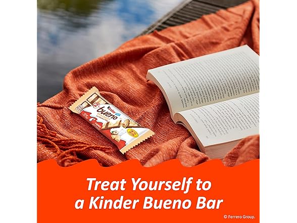 Kinder Bueno White Choc Hazelnut Bars 30