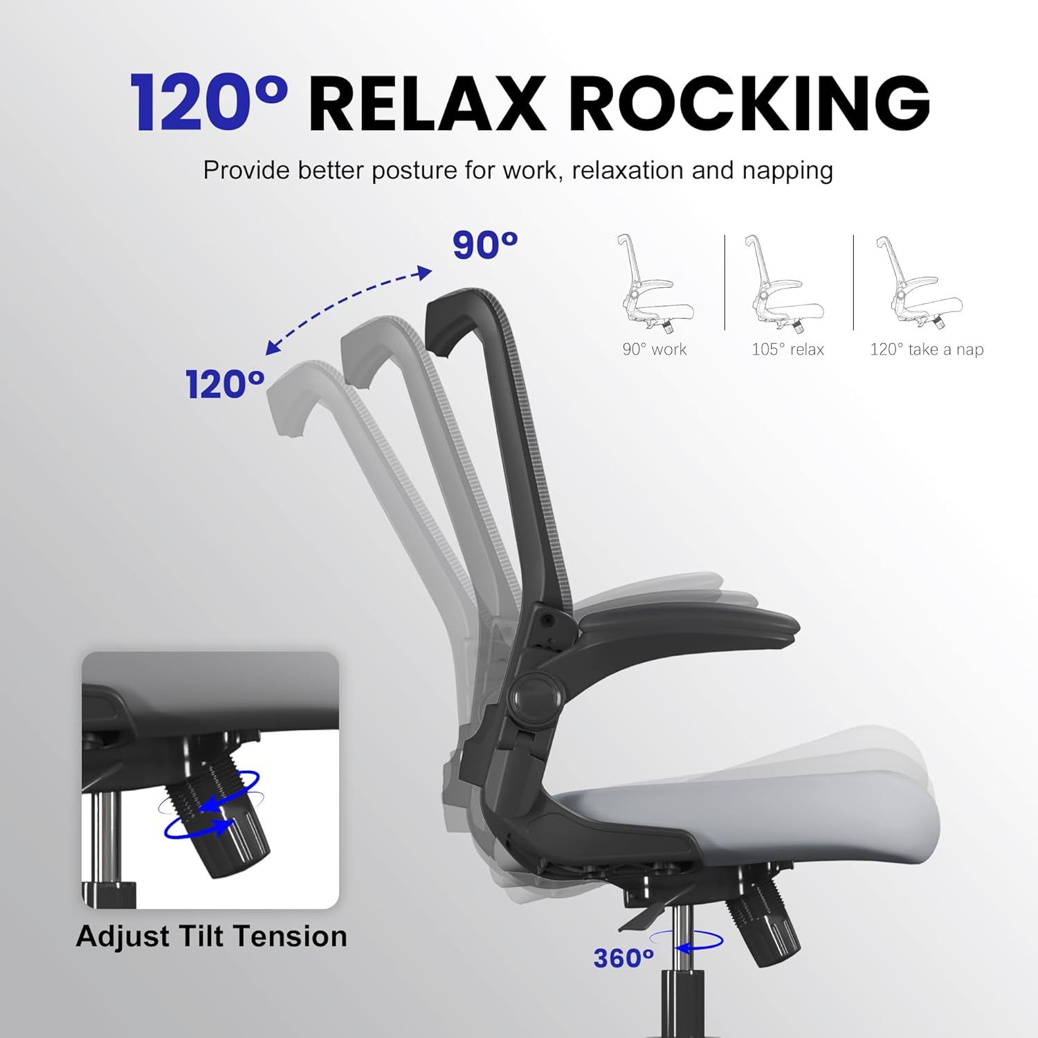 Ergonomic Mesh Office Chair - Gallery 11