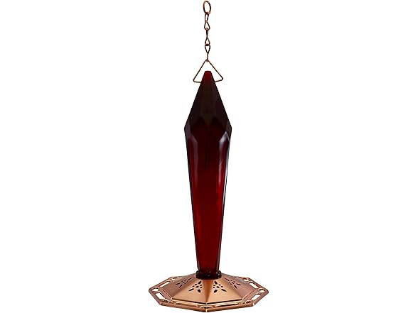 Songbird Essentials Ruby Faceted Glass H