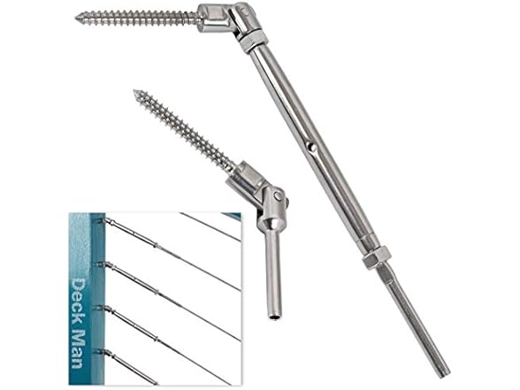 Deck Man Angle Single Lag Screw Cable