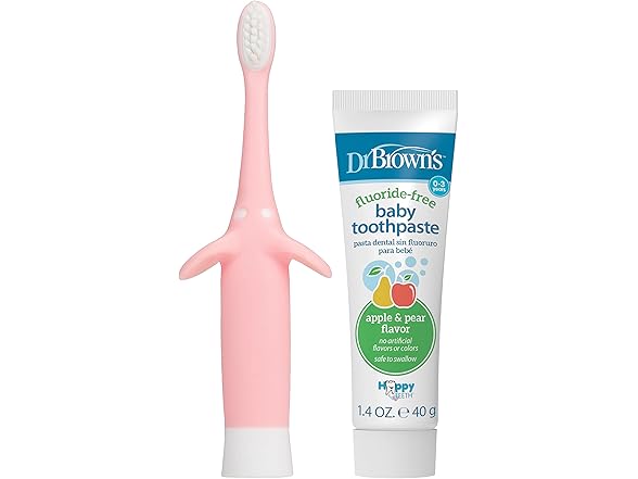 Dr. Brown's™ Infant-to-Toddler Toothbrush Set, Pink