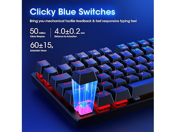 RisoPhy Mechanical Gaming Keyboard