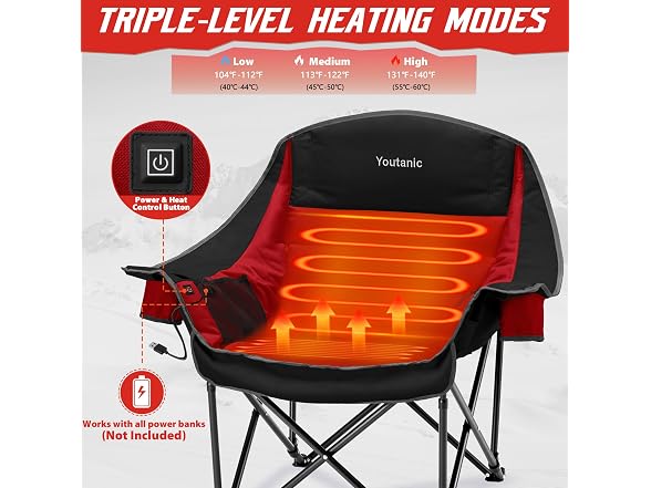 Oversized Extra Large Heated Padded