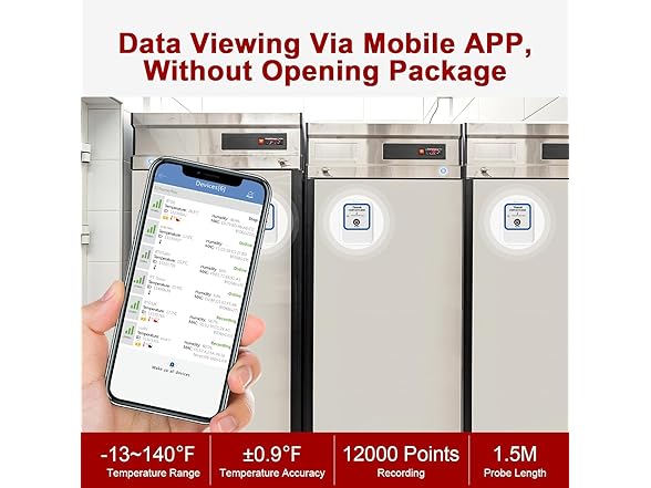 APRVTIO TE-B2 Bluetooth Temp Logger