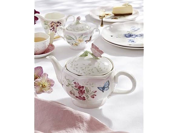 Lenox  Butterfly Meadow Pink Ombre 5-Piece Tea Set