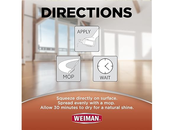 Weiman Wood Floor Polish and Restorer - 32 Ounce