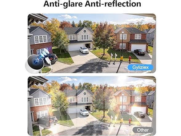 Gyliziex 4MP 2K Window Security Camera