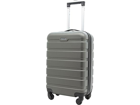 BELLA Travelers Club Harper Luggage, Charcoal, 22IN