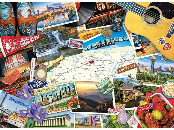 Tennessee Roadtrip 1000 Piece Puzzle