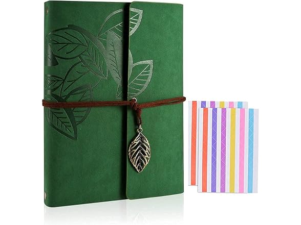Scrapbook Album,Leather Leaf Pattern