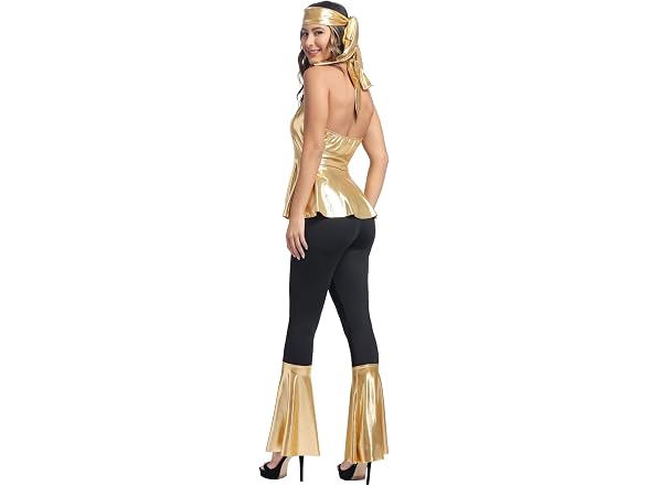 Parlsdy (XS) Plus Size 70s Disco Costume - Gallery 7