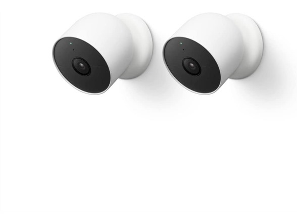 Google Nest Cam Outdoor or Indoor - 2 Pack