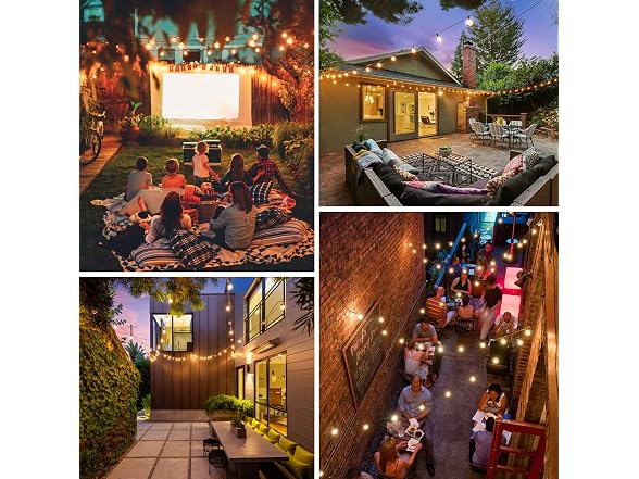 Bosceos 200FT G40 Globe String Lights