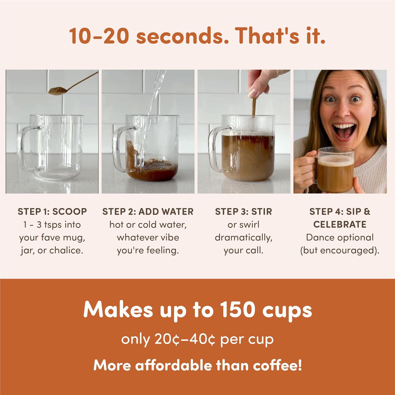 (3pk) Decaf Herbal Coffee Nummy Creations- Your Choice - Gallery 23