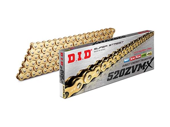 DID X-ring Gold Chain 520 ZVMX