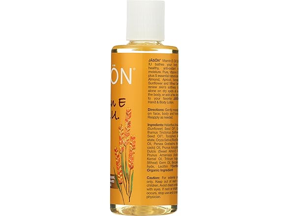 JASON Vitamin E 5,000 IU All Over Body Nourishment Oil, 4 oz.