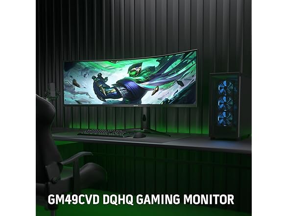 Redragon 49" DQHD Curved Gaming Monitor