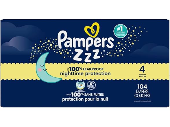 Pampers | ZZZ Overnight 104 Count