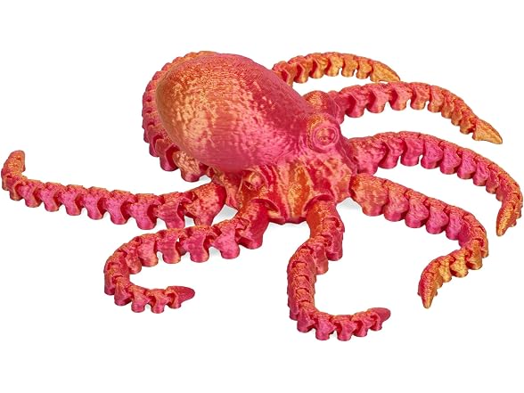 Wild Republic Fidgets Octopus Action Toy - 4"