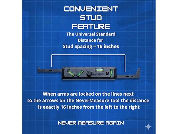 NeverMeasure 19in Picture Hanging Tool