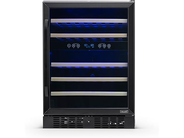 Newair Built-in Dual Zone Wine Fridge - 46 Bottles