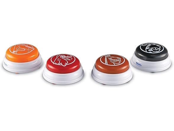 Learning Resources Barnyard Buzzers, Set of 4