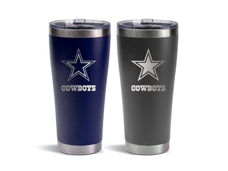 COWBOYS Tumblers with Straws 2pk (30oz)