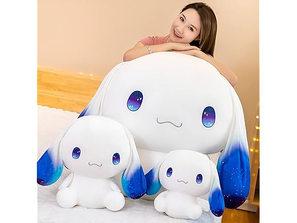 OULV Cute Dog Plush Toy with Big Ears