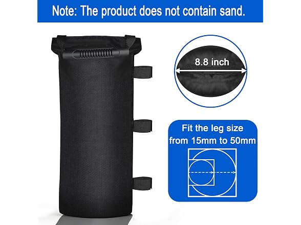 SANUMY Canopy Weights Sand Bags 4Pack