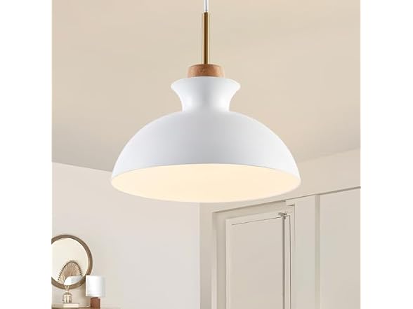 Parrot Uncle 11 Inch Pendant Light Fixture White