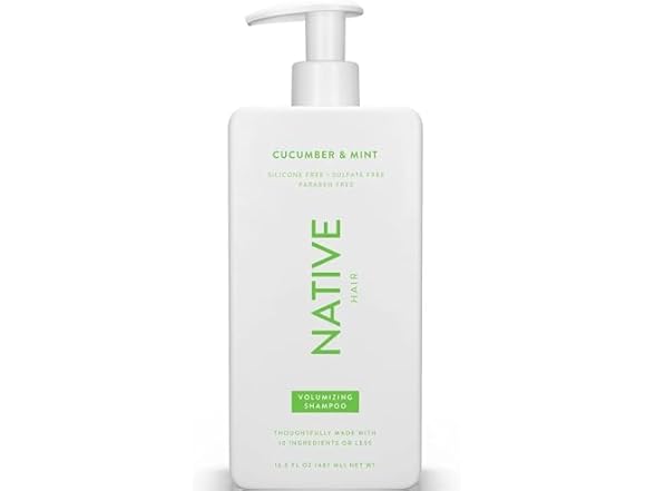 Native Vegan Cucumber & Mint Natural Shampoo