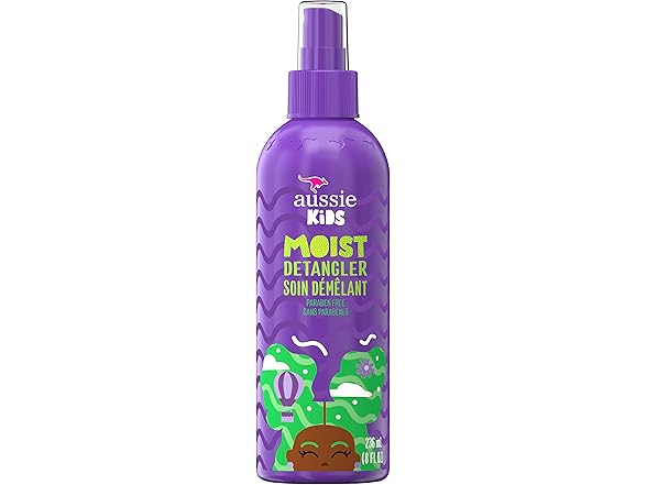 Aussie Kids Moist Detangler for Kids, 8 fl oz