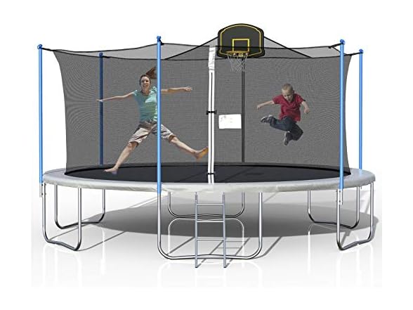Tatub 16 FT Trampolines Basketball Hoop