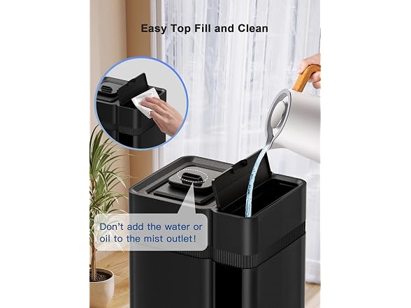 Zeova 13L Warm & Cool Mist Humidifier Choose Color