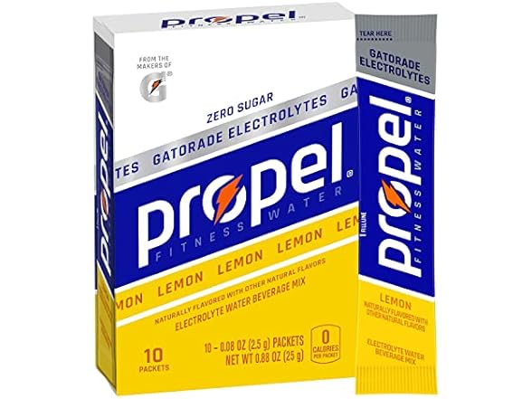 Propel Lemon Powder Packets 10ct