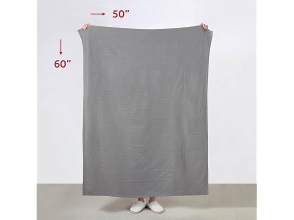 Sunbeam 50inx60in Heated Throw Blanket Gray