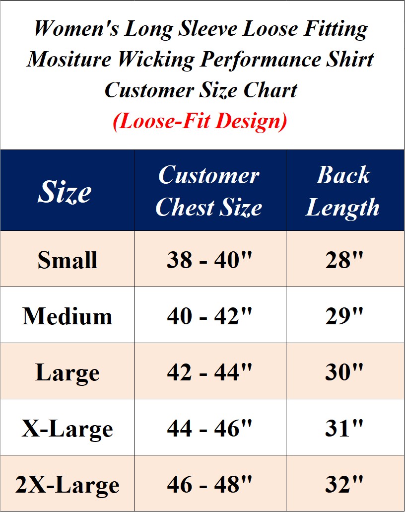 3Pk Womens L/S Loose Fit Performance Shirt - Gallery 24