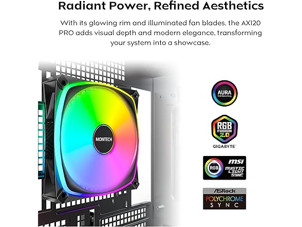 120mm ARGB PWM Fan Black