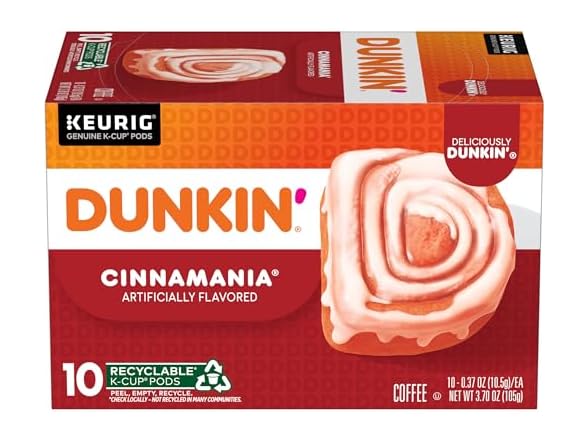 Dunkin' Cinnamon Roll K-Cups, 10ct