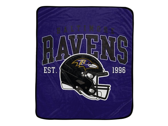 NFL Team Vintage Helmet Cozy Throw (50 x 60)