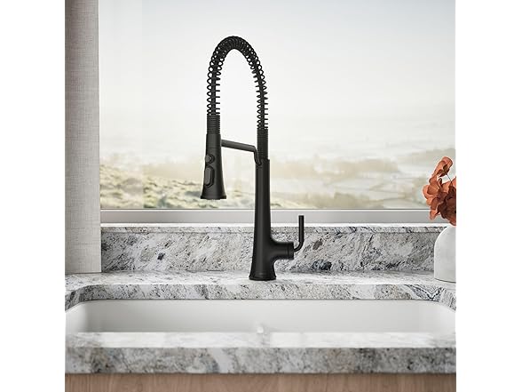 KOHLER K-23765-BL Tone Faucet Sprayhead Matte Black