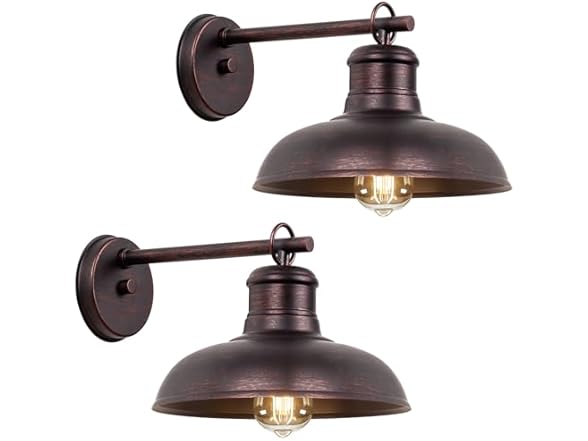Bosceos Outdoor Wall Lights 2 Pack