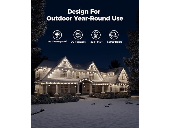DeckTok Permanent RGB Lights 100FT