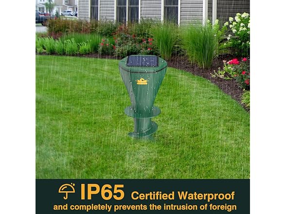 Mole Repellent for Lawns, Solar Powered