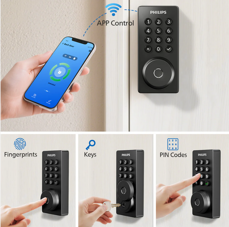 Philips 4200 Series WiFi Keypad Deadbolt - Gallery 13