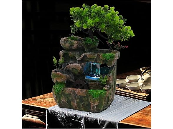 Tabletop Fountain Indoor Waterfall